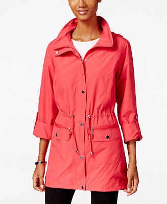 Style & Co. Hooded Anorak Jacket, Only at Macy&#39;s - Coats - Women - Macy&#39;s