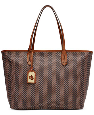 Lauren Ralph Lauren Boswell Classic Tote - Handbags & Accessories - Macy&#39;s