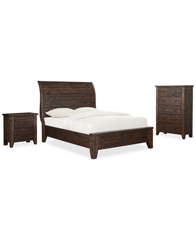 Ember 3-Piece Queen Bedroom Furniture Set, Only at Macy&#39;s, with Chest - Furniture - Macy&#39;s