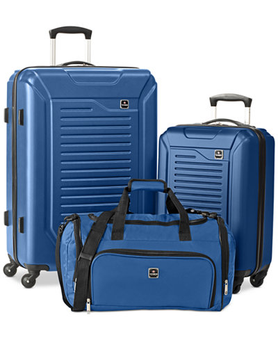 Tag Vector 3 Piece Hardside Luggage Set, Only at Macy&#39;s - Luggage Sets - Luggage & Backpacks ...