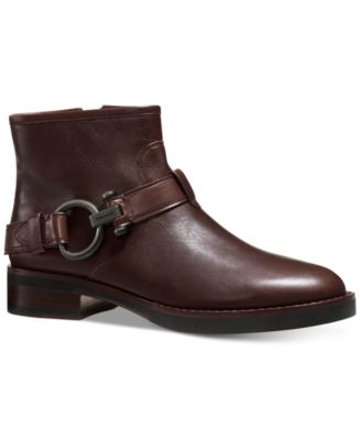 coach leather boots macys