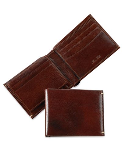 Tasso Elba Invecchiato Italian Leather Bifold Wallet - Accessories & Wallets - Men - Macy&#39;s