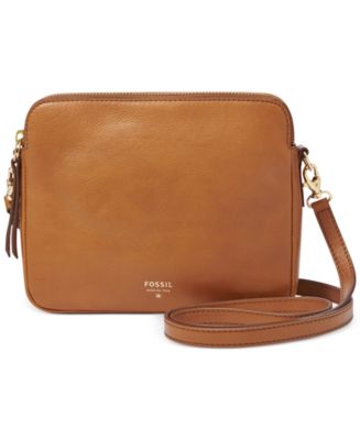 Fossil Sydney Leather Crossbody - Handbags & Accessories - Macy&#39;s
