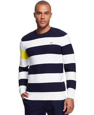 lacoste color block sweater