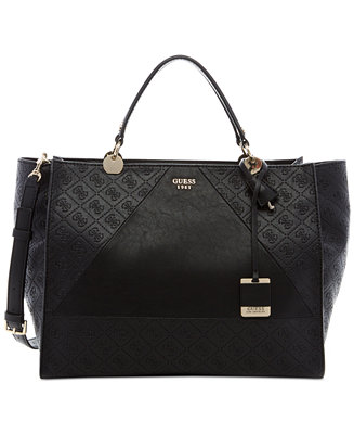 GUESS Cammie Large Satchel - Handbags & Accessories - Macy&#39;s