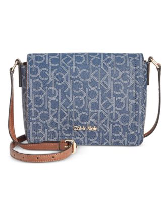 ck monogram crossbody bag