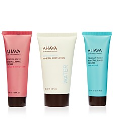 Receive a free 3-piece bonus gift with your $40 Ahava purchase
