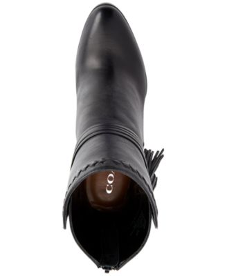 booties with tassel zipper