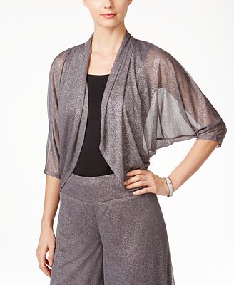 plus size black bolero