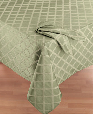 tablecloth lenox oval laurel leaf macy linens dining table