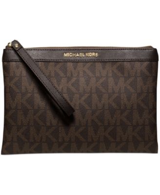 MICHAEL Michael Kors Signature Tech Zip Clutch, a Macy\u0026#39;s Exclusive Style