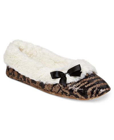 sequin ballerina slippers