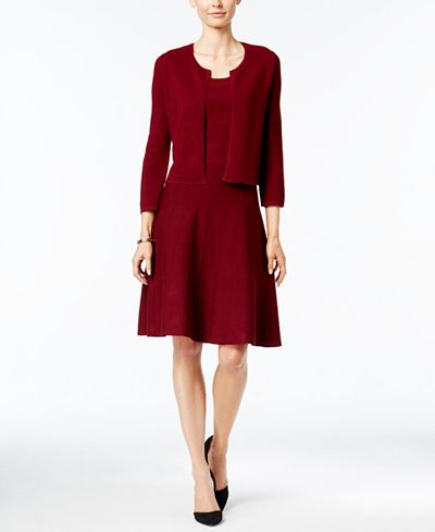 charter club flare bolero petite dress macy