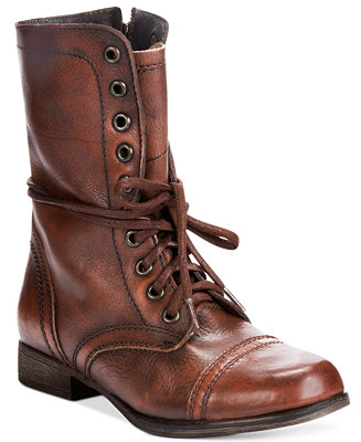 Steve Madden Women&#39;s Troopa Combat Boots - Boots - Shoes - Macy&#39;s