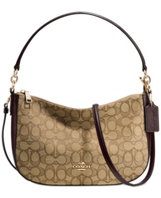 COACH CHELSEA CROSSBODY IN SIGNATURE JACQUARD - Handbags & Accessories - Macy&#39;s