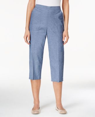 alfred dunner denim pull on pants