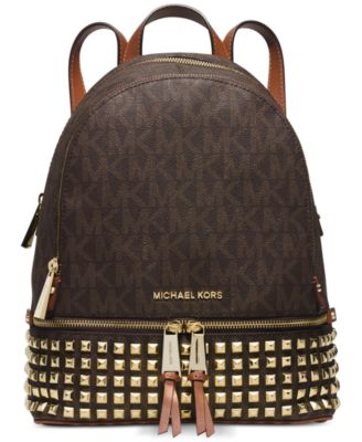 MICHAEL Michael Kors Rhea Zip Small Studded Backpack