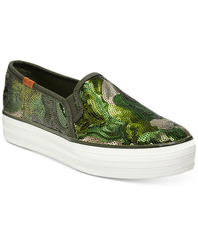 Keds Women's Triple Decker Slip-On Sneakers - Sneakers - Shoes - Macy's