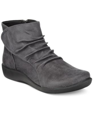 macys clarks booties
