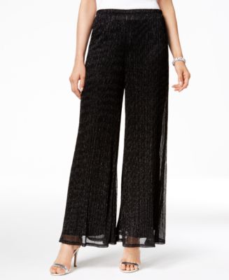 macy's black palazzo pants