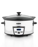 Bella 5-Quart Programmable Polished Stainless Steel Slow Cooker