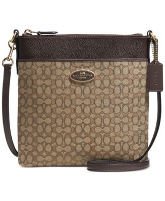 COACH North/South Swingpack in Signature Fabric - Handbags & Accessories - Macy&#39;s