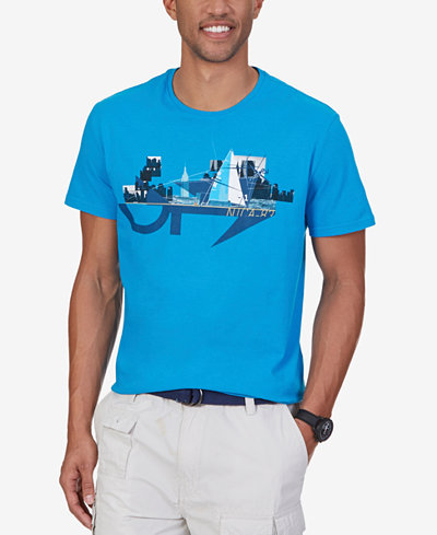 Nautica Men's Yacht In The City Graphic-Print T-Shirt 