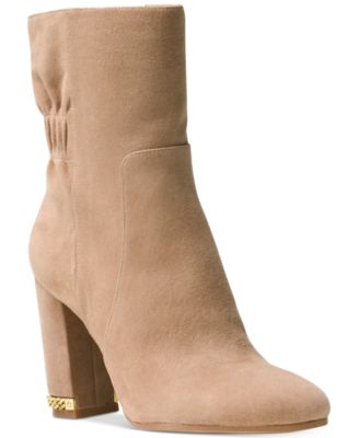 macys beige booties