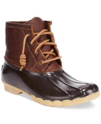 Sperry Women&#39;s Saltwater Duck Booties - Boots - Shoes - Macy&#39;s