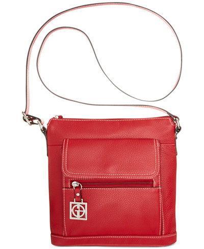 Giani Bernini Pebble Leather Venice Crossbody - Handbags & Accessories ...