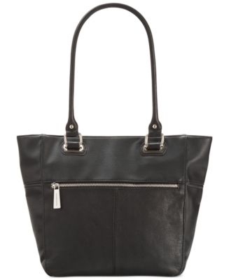 Tignanello Perfect Pockets Leather Medium Tote - Handbags & Accessories ...