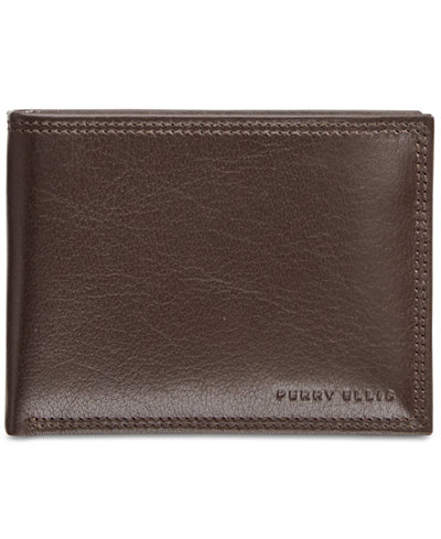 Perry Ellis Men&#39;s Leather RFID Wallet - Accessories & Wallets - Men - Macy&#39;s