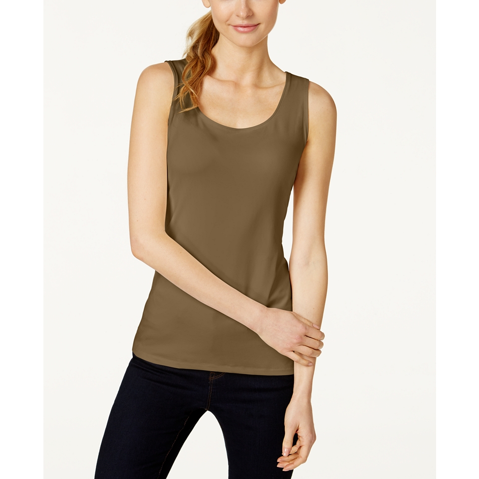 Charter Club Petite Sleeveless Shell, Only at   Tops   Women