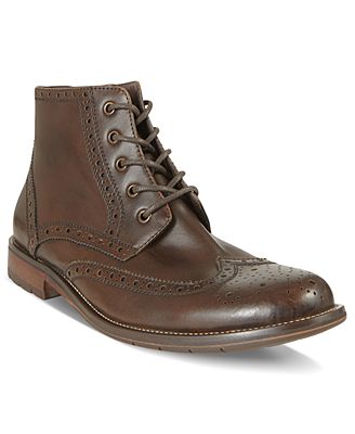 Steve Madden Evander2 Wing-Tip Boots - All Men's Shoes - Men - Macy's