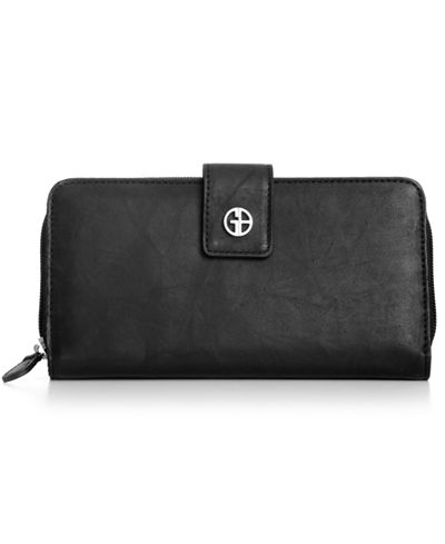 Giani Bernini Wallet, Sandalwood Leather All in One - Handbags ...