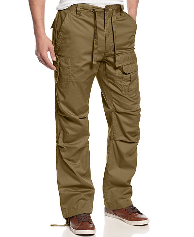 Sean John Men's Pleat Pocket Flight Cargo Pants - Pants - Men - Macy's