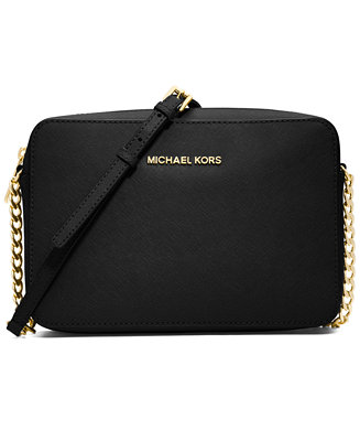 MICHAEL Michael Kors Jet Set Travel Large Crossbody - Handbags & Accessories - Macy&#39;s