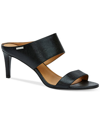 Calvin Klein Women&#39;s Cecily Wide-Strap Sandals - Sandals - Shoes - Macy&#39;s