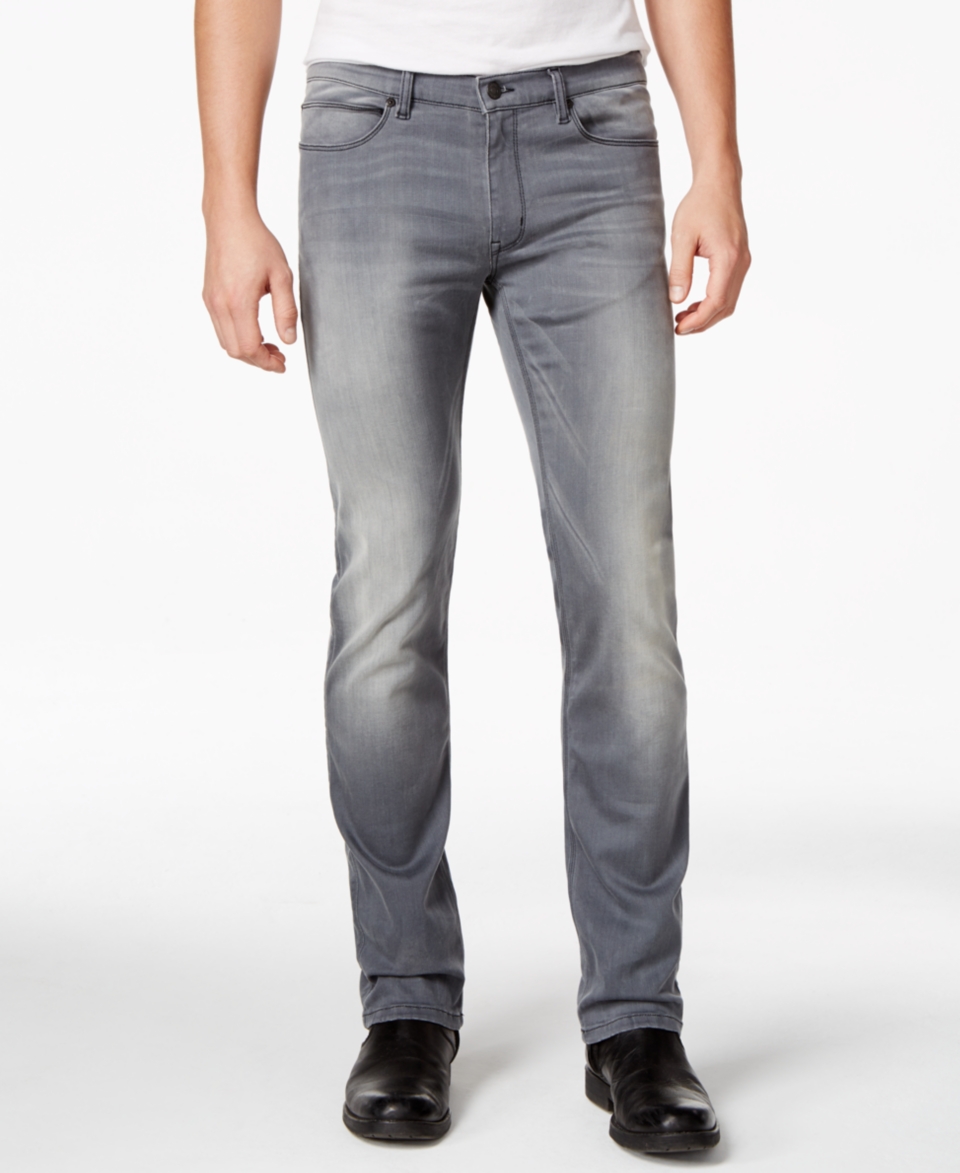 Hugo Boss Mens 708 Gray Wash Jeans   Jeans   Men
