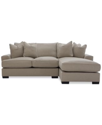 Ainsley 2-Piece Sectional with Chaise & 4 Toss Pillows ...