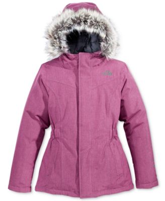 macy's north face jackets for girls