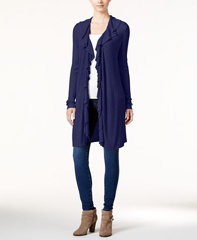 macys duster cardigan