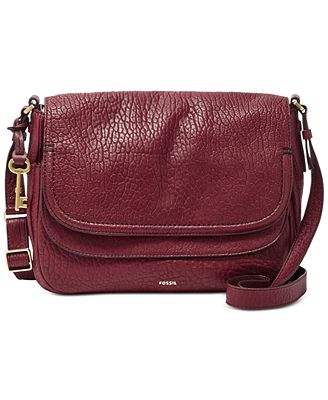 Fossil Peyton Large Double Flap Bag - Handbags & Accessories - Macy's