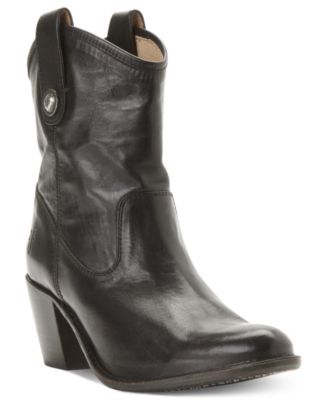 macy's black booties sale