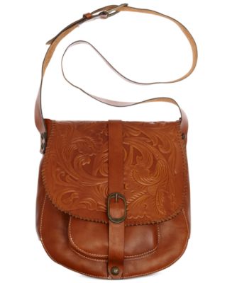 patricia nash tooled barcelona saddle bag