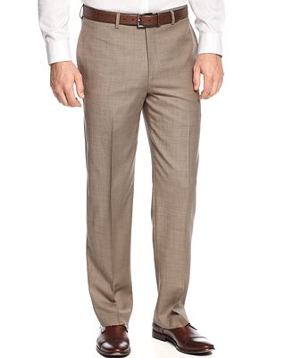 Greg Norman for Tasso Elba Khaki Dress Pants - Pants - Men - Macy's