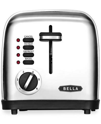 Bella 14307 2-Slice Polished Stainless Steel Toaster