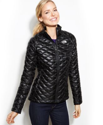 north face quilted hooded jacket