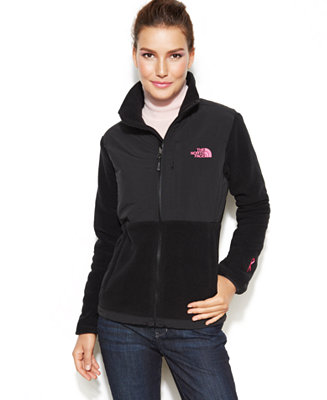The North Face Pink Ribbon Denali Fleece Jacket - Jackets - Women - Macy&#39;s