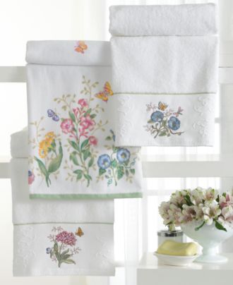 Lenox Quot Butterfly Meadow Quot Towel Collection Bath Towels